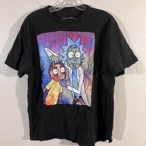 Rick & Morty T-shirt Graphic Tee Adult Swim Television‎